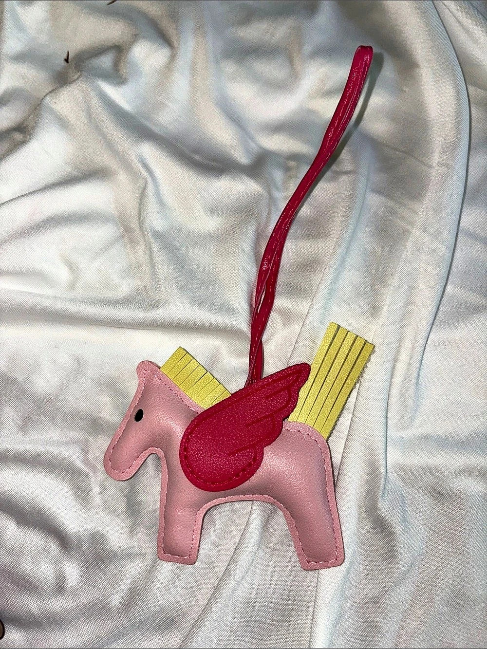 Pink Unicorn Bag Charm